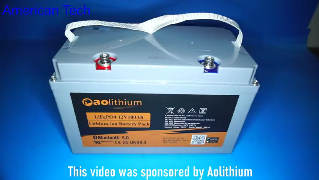 Aolithium battery 100Ah / 1280Wh LiFePO4 battery
